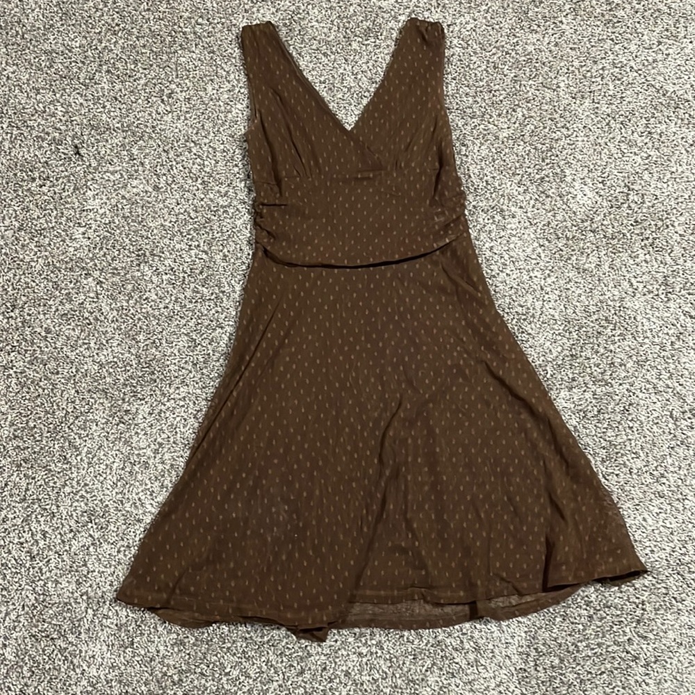 Axcess Brown Dot Dress